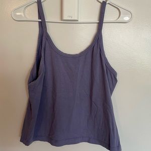 ARQ crop tank in limited color Periwinkle-Size 2X